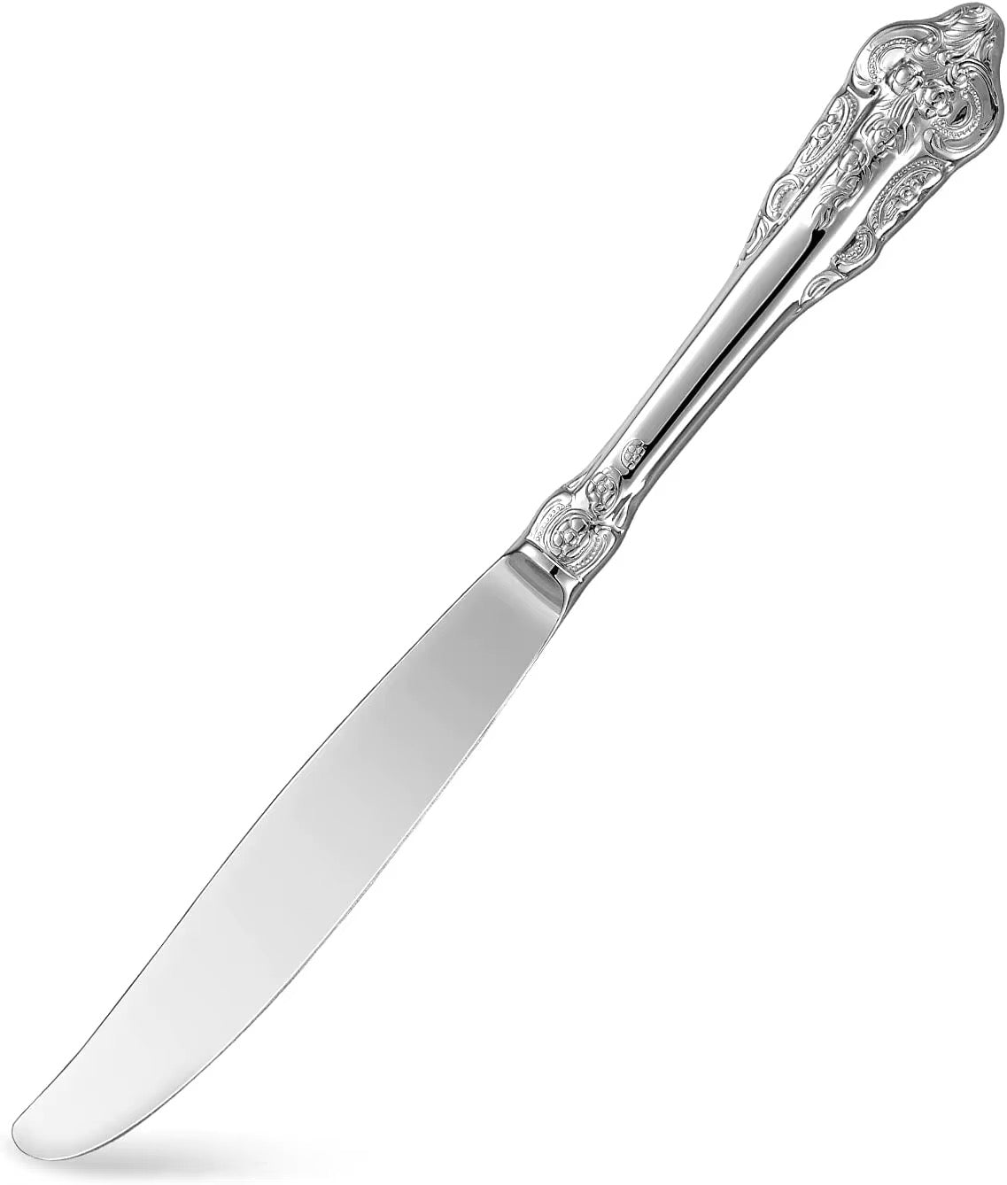 Royal Besteckset in Silber – 24-teilig aus Edelstahl, mit Barock-Design, für stilvolle Dinner & täglichen Gebrauch